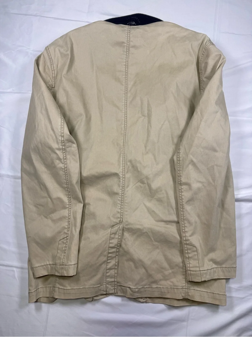 Tommy Bahama Coastal Grandpa Beige Relaxed Cotton Sport Coat - L